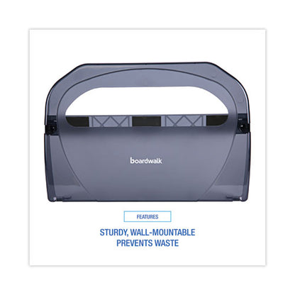 Toilet Seat Cover Dispenser, 17.25 X 3.13 X 11.75, Smoke