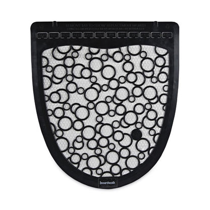 Disposable Urinal Floor Mat 2.0, Slip-resistant Rubber, 17.5 X 20, Black/white, 6/carton
