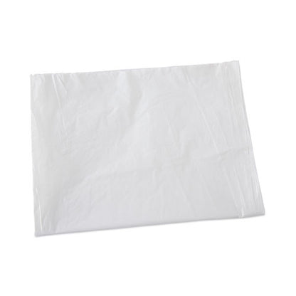 Linear Low Density Industrial Can Liners, 60 Gal, 0.7 Mil, 38" X 58", White, Flat Pack, 100/carton