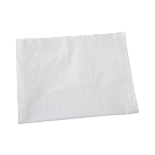 Linear Low Density Industrial Can Liners, 60 Gal, 0.7 Mil, 38" X 58", White, Flat Pack, 100/carton