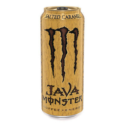 Java Monster Cold Brew Coffee, Salted Caramel, 15 Oz Can, 12/pack