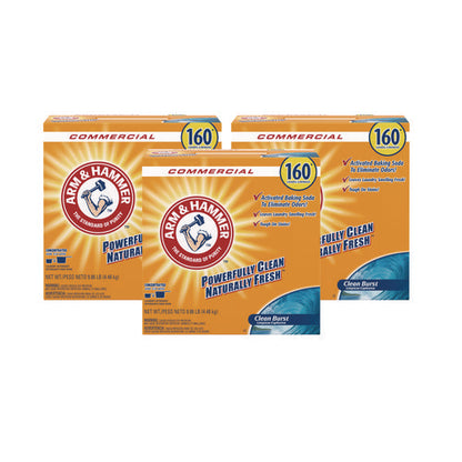 Powder Laundry Detergent, Clean Burst, 9.86 Lb Box, 3/carton
