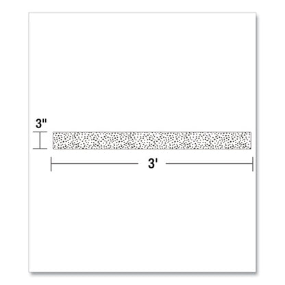 Straight Borders, Dotted, 3" X 3 Ft, Black/white, 12/pack