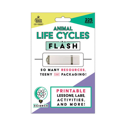 In A Flash Usb, Animal Lifestyles, Grades K To 3, 225 Pages