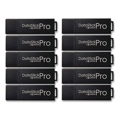 Datastick Pro Usb 3.2 Type A Flash Drive, 64 Gb, Black, 10/pack