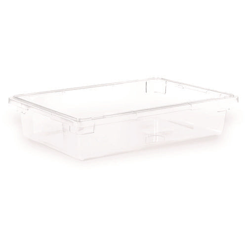 Storplus Polycarbonate Food Storage Container, 8.5 Gal, 18 X 26 X 6, Clear, Plastic