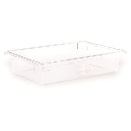 Storplus Polycarbonate Food Storage Container, 8.5 Gal, 18 X 26 X 6, Clear, Plastic
