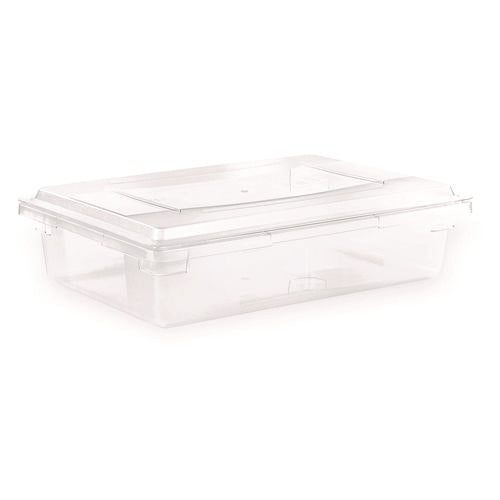 Storplus Polycarbonate Food Storage Container, 8.5 Gal, 18 X 26 X 6, Clear, Plastic