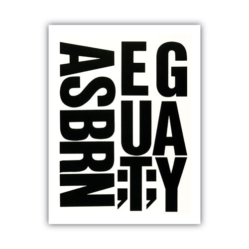 Press-on Vinyl Self-adhesive Uppercase Letters, 4" Tall, Black Characters, 58/pack