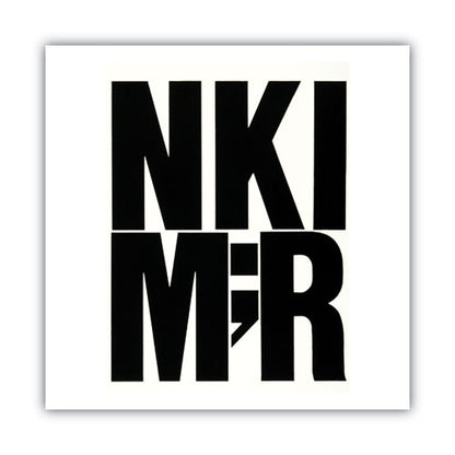 Press-on Vinyl Self-adhesive Uppercase Letters, 6" Tall, Black Characters, 38/pack