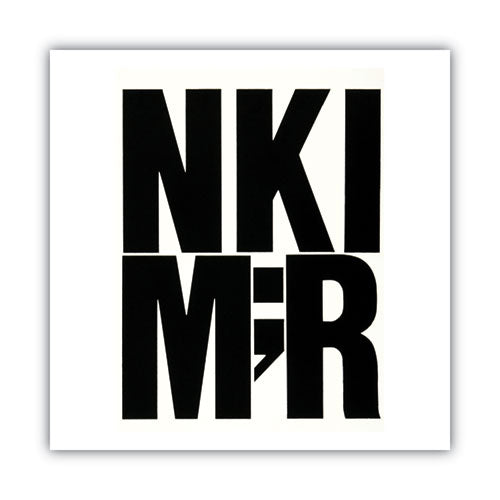 Press-on Vinyl Self-adhesive Uppercase Letters, 6" Tall, Black Characters, 38/pack