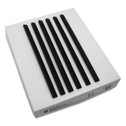 Slide 'n Grip Binding Bars, 40-sheet Capacity, 11" X 0.25", Black, 100/box