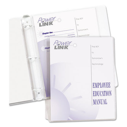 Vinyl Sheet Protectors, Super Heavy-duty, Side: 3-hole Punched, Top Load 8.5 X 11 Insert, Clear Front, 50/box