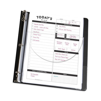 Super Capacity Sheet Protectors With Tuck-in Flap, Super Heavy-duty, Side: 3-hole Punched, 8.5 X 11 Insert, Clear, 10/pack
