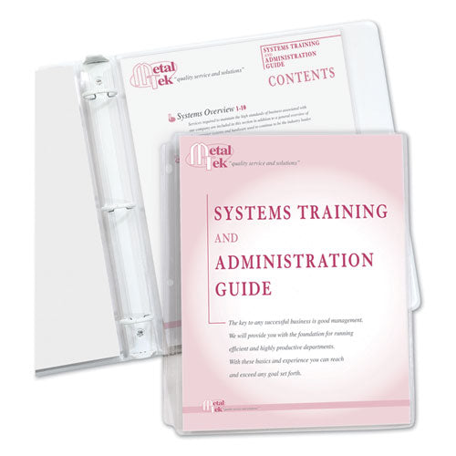 Polypropylene Sheet Protectors, Heavy-duty, Side: 3-hole Punched, Top Load 8.5 X 11 Insert, Clear Front, 50/box