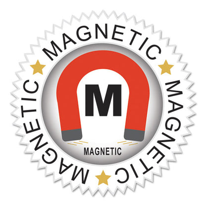 Magnetic Stitched Shop Ticket Holders, Super Heavy-duty, Top Load 9 X 12 Insert, Clear Front, Black Border, 25/carton