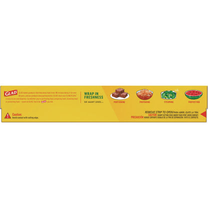 Cling'n Seal Plastic Food Wrap, 200 Sq Ft, 12 Rolls/carton