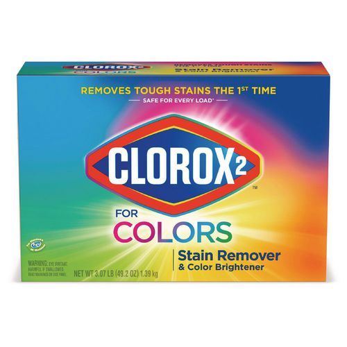 For Colors Stain Remover And Color Brightener Powder, Original, 49.2 Oz Box, 4/carton