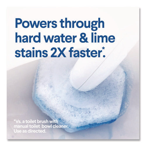 Toiletwand Disposable Toilet Cleaning System: Handle, Caddy And Refills, White, 6/carton