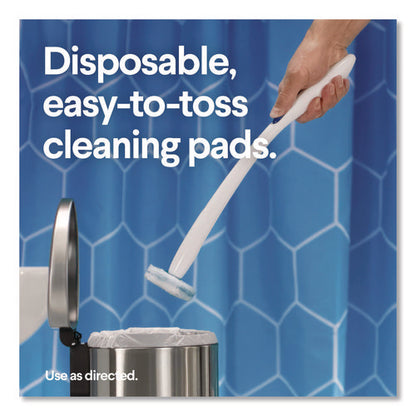 Toiletwand Disposable Toilet Cleaning System: Handle, Caddy And Refills, White, 6/carton