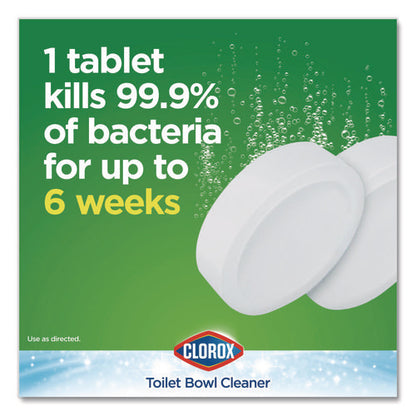 Ultra Clean Toilet Tablets Bleach, 3.5 Oz Tablet, 2/pack, 6 Packs/carton