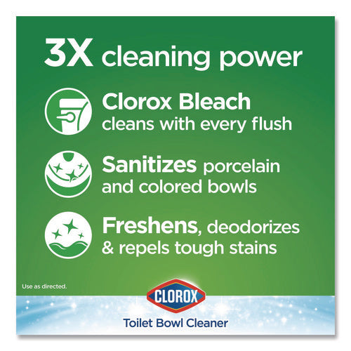 Ultra Clean Toilet Tablets Bleach, 3.5 Oz Tablet, 2/pack, 6 Packs/carton