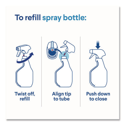 Clean-up Multi-surface Cleaner With Bleach, 32 Oz Spray Bottle, Rain Clean Scent, 9/carton