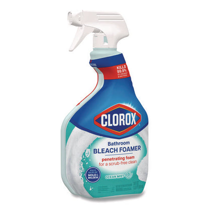 Bathroom Foamer With Bleach, Ocean Mist, 30 Oz Spray Bottle, 9/carton