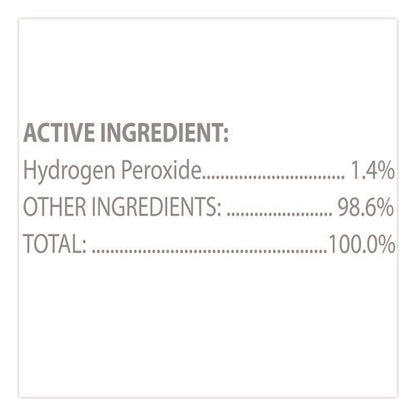 Hydrogen Peroxide Cleaner Disinfectant Wipes, 6.75 X 9, White, 95/canister