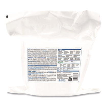 Hydrogen Peroxide Cleaner Disinfectant Wipes, 12 X 11, Unscented, White, 185/pack, 2 Packs/carton