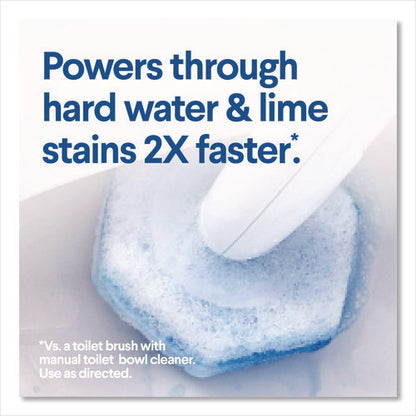 Disinfecting Toiletwand Refill Heads, Toilet Cleaning Scrubbing Pads, Blue/white, 20/pack