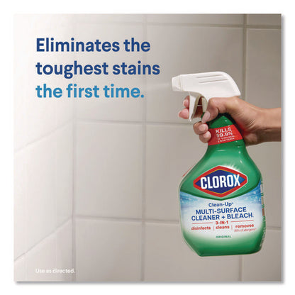 Clean-up Multi-surface Cleaner With Bleach, Original, 32 Oz Spray Bottle, 9/carton