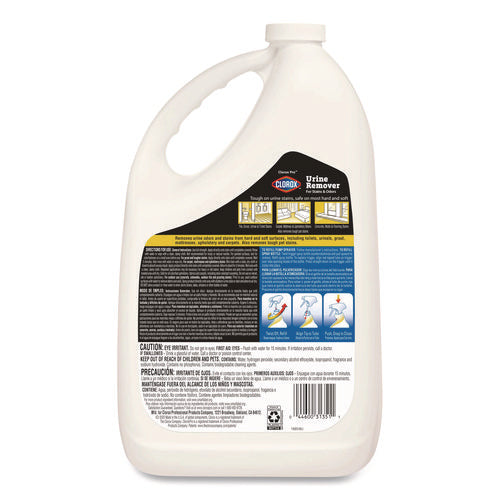 Cloroxpro Urine Remover For Stains And Odors, 128 Oz Refill Bottle