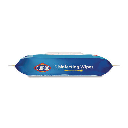 Disinfecting Cleaning Wipes, Flex Pack, 1-ply, 8 X 7, Lemon Scent, White, 75 Towels/box