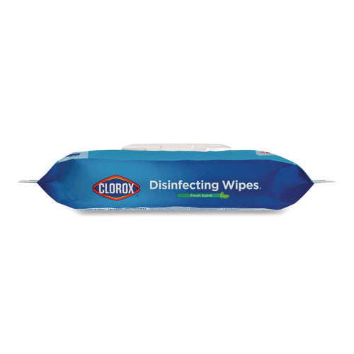 Disinfecting Cleaning Wipes, Flex Pack, 1-ply, 8 X 7, Fresh Scent, White, 75 Towels/box