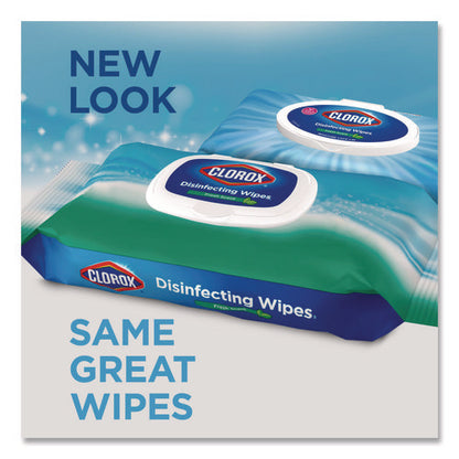 Disinfecting Cleaning Wipes, Flex Pack, 1-ply, 8 X 7, Fresh Scent, White, 75 Towels/box