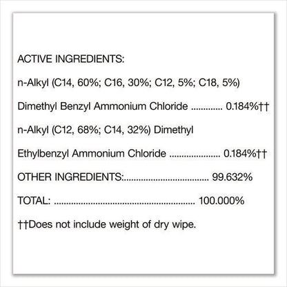 Disinfecting Wipes, 1-ply, 7 X 8, Fresh Scent, White, 700/bucket