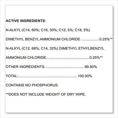 Versasure Cleaner Disinfectant Wipes, 1-ply, 6.75 X 8, Original Scent, White, 85 Towels/can