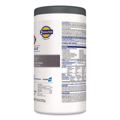 Versasure Cleaner Disinfectant Wipes, 1-ply, 6 X 5, Fragranced, White, 150 Towels/canister