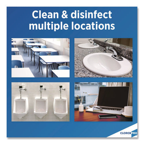 Cloroxpro Clean-up Disinfectant Cleaner With Bleach, 32 Oz Smart Tube Spray, 9/carton