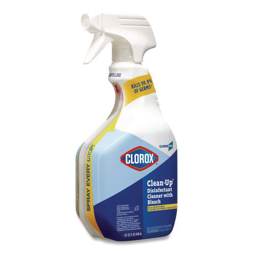 Cloroxpro Clean-up Disinfectant Cleaner With Bleach, 32 Oz Smart Tube Spray, 9/carton