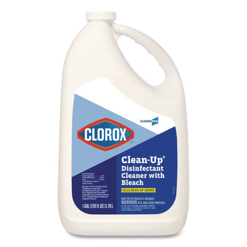 Cloroxpro Clean-up Disinfectant Cleaner With Bleach, 128 Oz Refill Bottle
