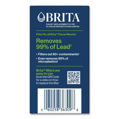 On Tap Faucet Water Filter System Replacement Filters, Faucet Filter, White