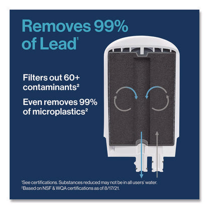 On Tap Faucet Water Filter System Replacement Filters, Faucet Filter, White