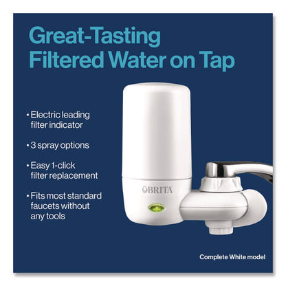 On Tap Faucet Water Filter System Replacement Filters, Faucet Filter, White