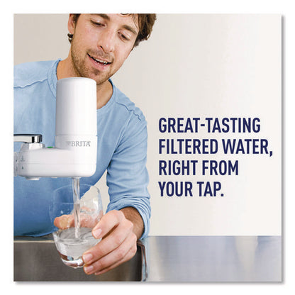 On Tap Faucet Water Filter System Replacement Filters, Faucet Filter, White