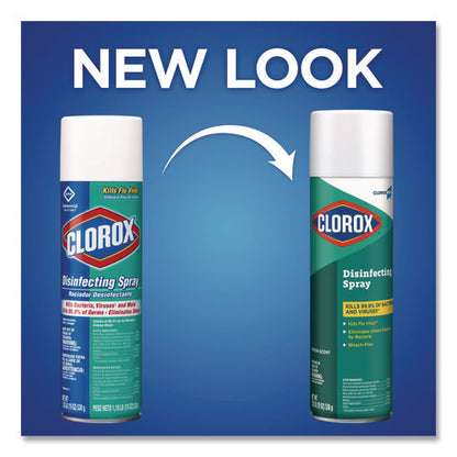 Disinfecting Spray, Fresh, 19 Oz Aerosol Spray, 12/carton