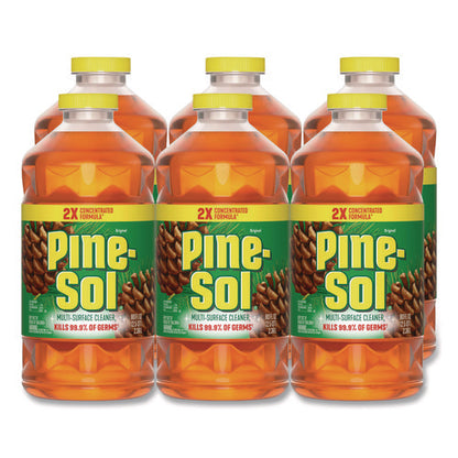 Multi-surface Cleaner Disinfectant Concentrated, Pine Scent, 80 Oz Bottle, 6/carton
