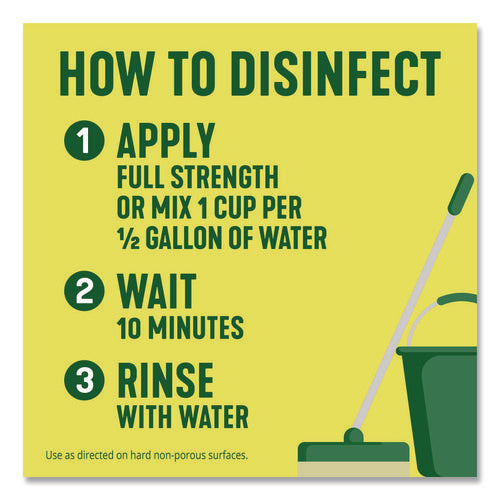 Multi-surface Cleaner Disinfectant Concentrated, Pine Scent, 80 Oz Bottle, 6/carton