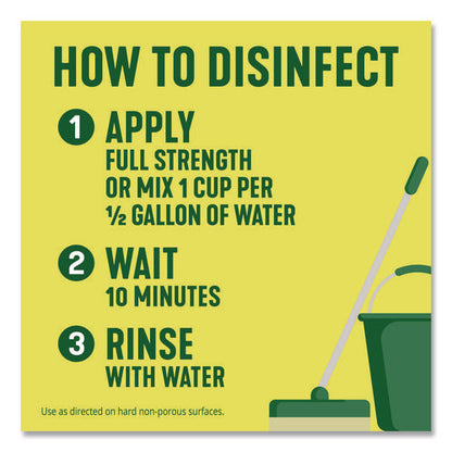 Multi-surface Cleaner Disinfectant Concentrated, Pine Scent, 80 Oz Bottle, 6/carton